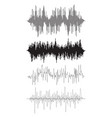 music background of audio sound waves pulse vector image vector image