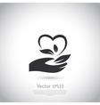 natural product icon design template vector image vector image
