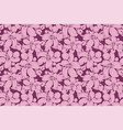 floral pattern seamless background foliage vector image vector image