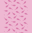 pink seamless pattern with ornamental tulips vector image