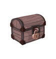hand drawn pirate chest vector image