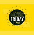 promotional black friday sale memphis background vector image vector image
