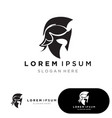 spartan logo icon designs vector image