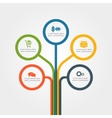 infographic design template vector image