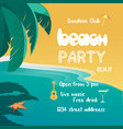summer time concept vector image