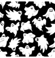 gosts halloween background spookys holiday vector image