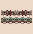ethnic seamless stripe pattern decorative vector image