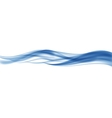 abstract blue wave set on transparent background vector image vector image