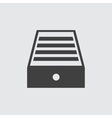 drawer icon vector image