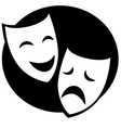 thespian mask eps vector image