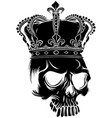 black silhouette of hand drawn vector image vector image