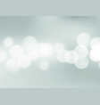 white bokeh lights background design vector image