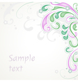 abstract floral background vector image