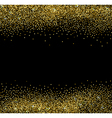 abstract gold glittering background vector image
