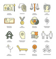 counseling icons vector image