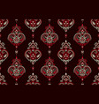 seamless pattern based on ornament paisley bandana vector image vector image