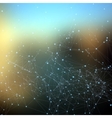 abstract polygonal mesh space futuristic vector image