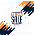 abstract sale and promotion banner with offer vector image